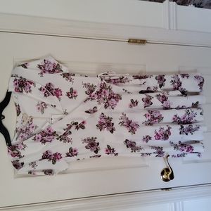 No Comment Faux Wrap Dress